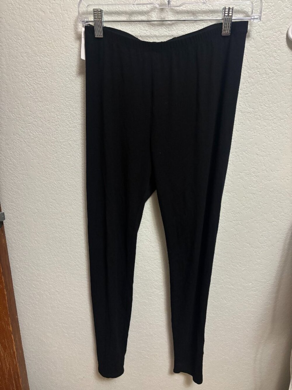 Eileen Fisher Black Leggings Size Small Pull-On Slim